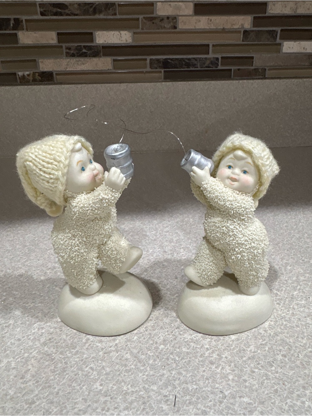 Department 56 Snowbabies Can you hear me now figurine